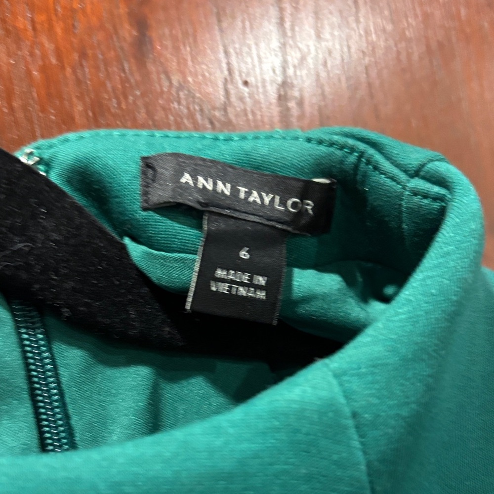 Ann Taylor Teal Midi Dress - Picture 2 of 2